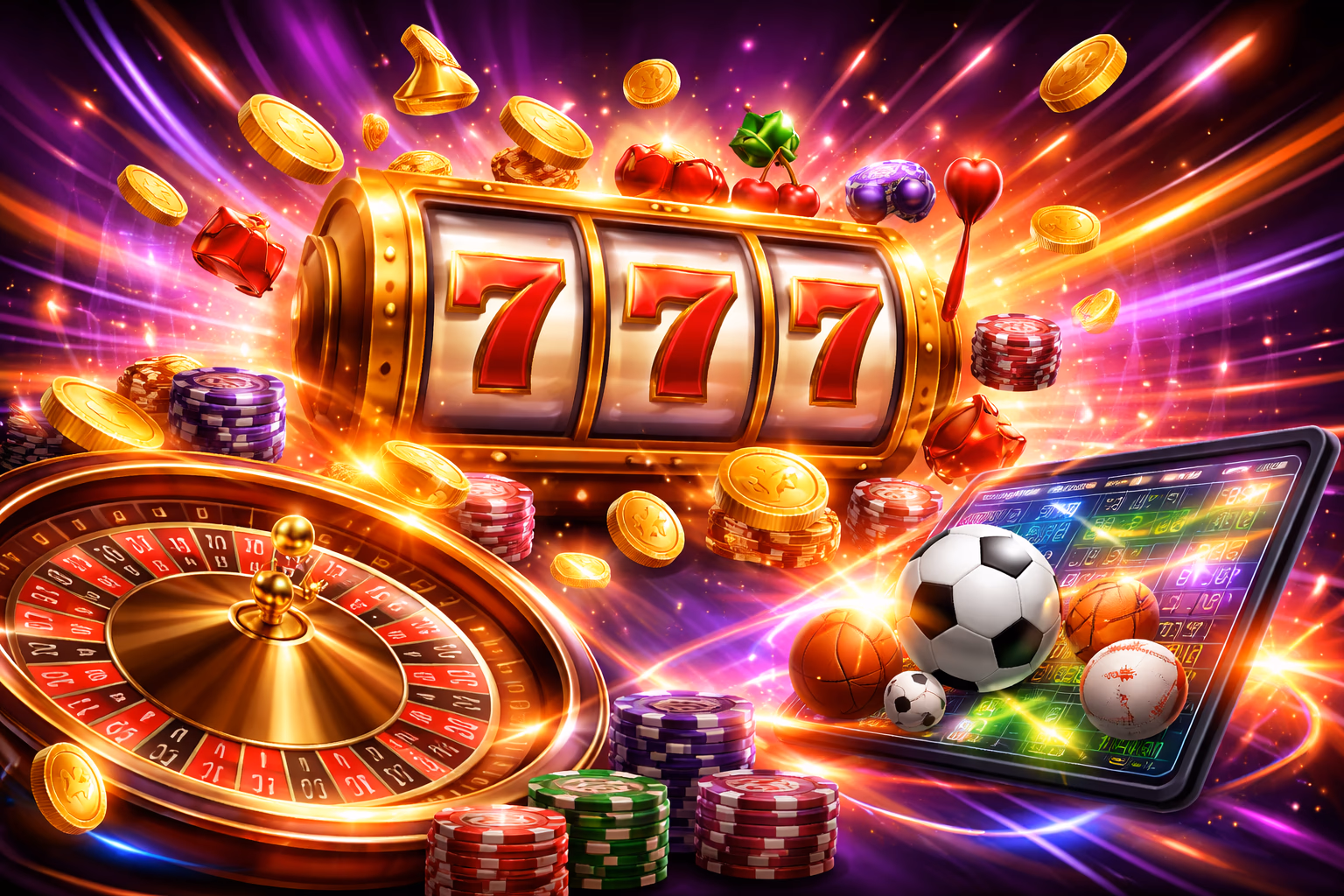 A happy online casino player celebrating a successful session while using the SlottoJAM platform.